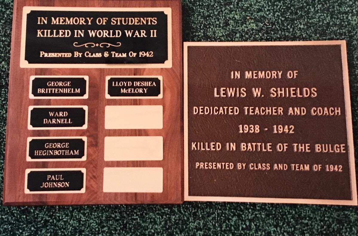 Former Walton-Verona Coach Lewis Shields died in the Battle of the Bulge.