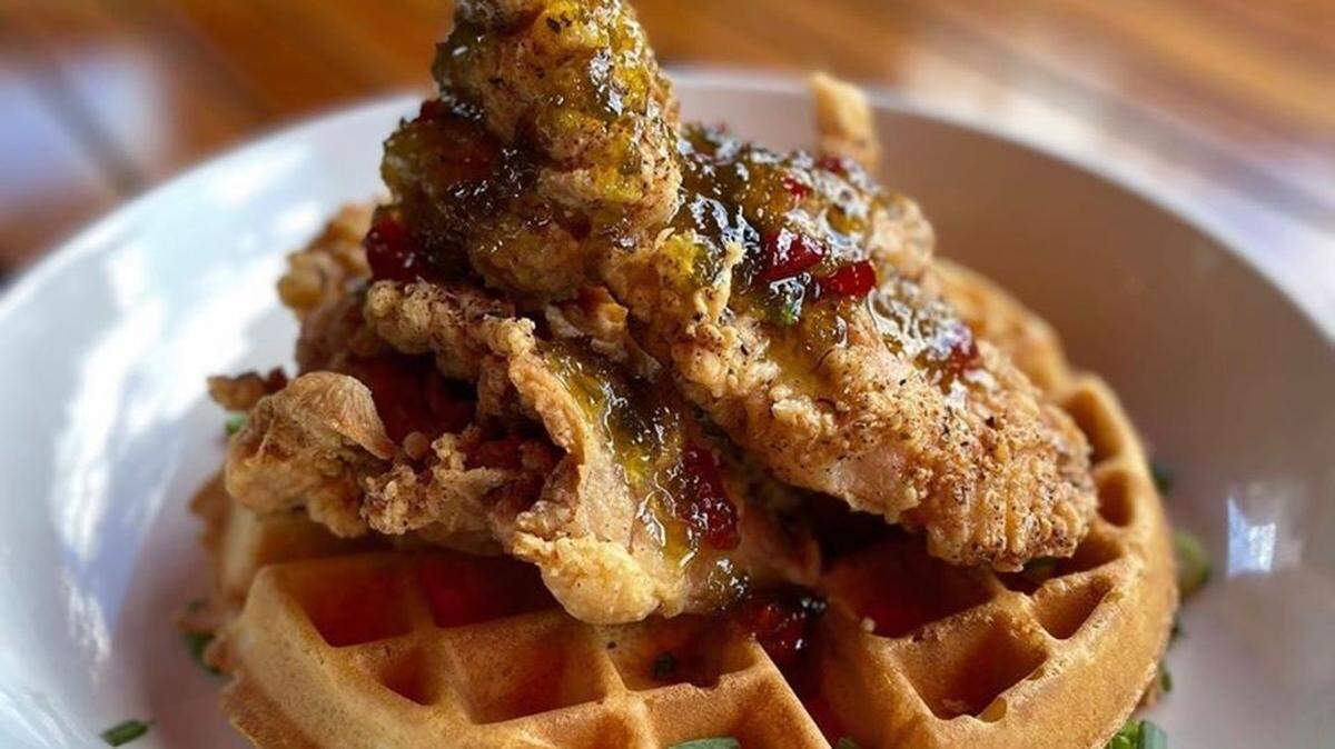 Chicken and waffles have been a signature dish on this restaurant’s menu since it opened in 2008.