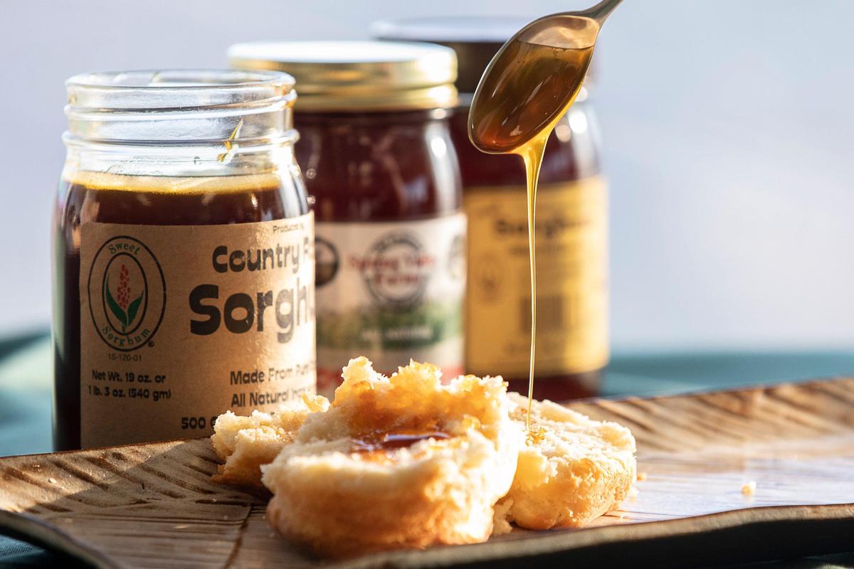 Many Kentucky-grown sorghum syrups are available at local stores. Each tastes a bit different.