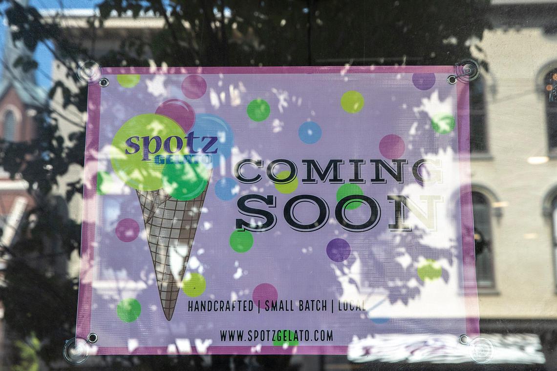 Spotz Gelato was at 128 N. Broadway in downtown Lexington.
