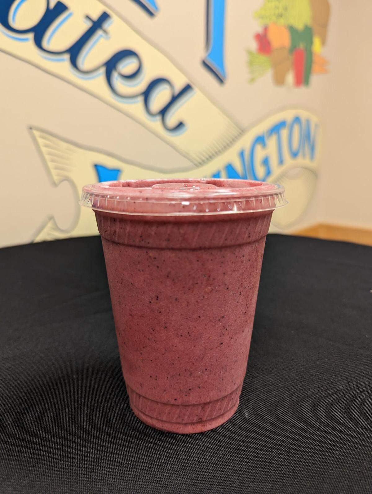 Good Foods Co-Op’s Pride special is their Rainbow Smoothie, made with mangoes, blueberries, strawberries, raspberries, bananas and pineapple juice.