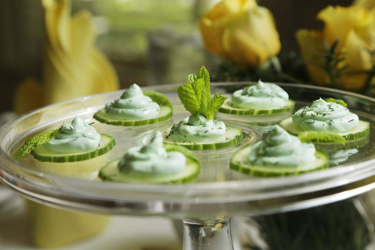 The Benedictine spread at the Greentree Tearoom, in this April 2015 file photos, was a favorite of many patrons.