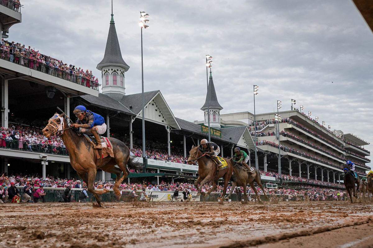 Good Cheer, with jockey Luis Saez up, won the Kentucky Oaks by 2 1/4 lengths over Drexel Hill. Bless the Broken was another length and a quarter back in third.