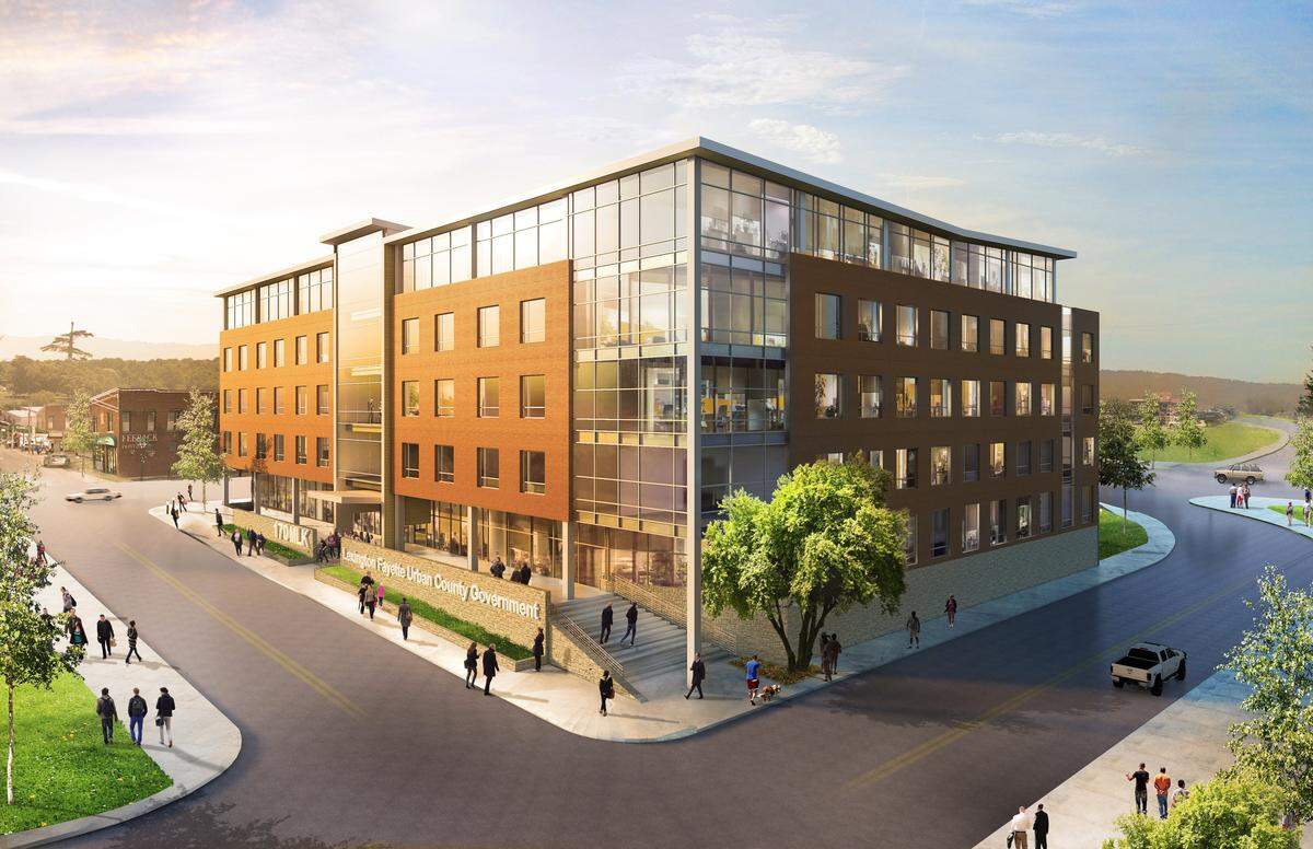 Cowgill Partners has proposed building a 180,000 square foot city government building at the corner of Martin Luther King Jr. Boulevard and Corral Street. Cowgill Partners is one of four developers who responded to a request for proposals to build a new city hall for Lexington.