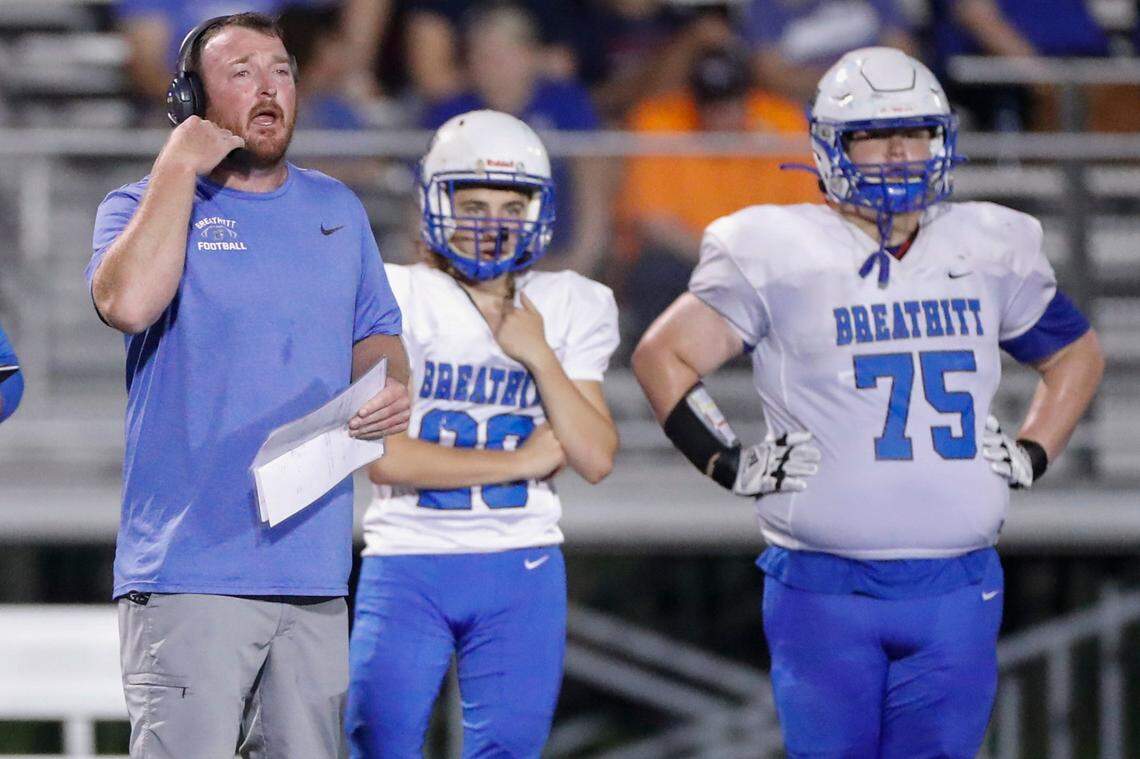 The severe flooding that beset Eastern Kentucky in late July 2022 destroyed almost all of Breathitt County High School’s football equipment. Yet Bobcats head coach Kyle Moore rallied his team to a 9-3 season that ended in the third round of the Class 2A playoffs.