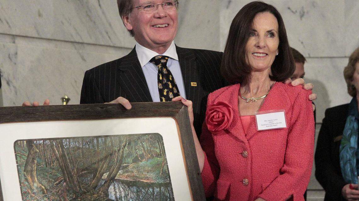 Alltech president Pearce Lyons and wife, Deirdre, received the Business Award at the Governor's Awards in the Arts program, the state's highest honor in the arts, in 2011. Deirdre Lyons said they wanted to be a catalyst for change in Eastern Kentucky.    
