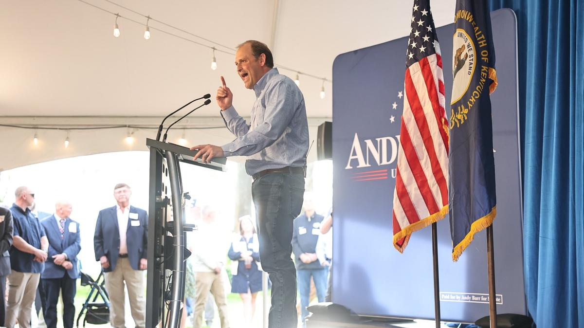 Rep. Andy Barr, a Lexington Republican currently representing Kentucky’s 6th Congressional District, announced he’s running to replace Mitch McConnell in the U.S. Senate.
