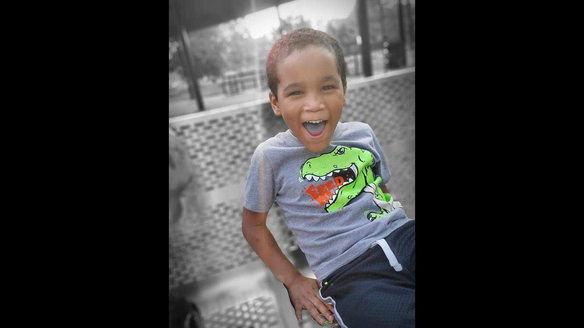 Malakai Roberts, 6, was permanently blinded when shots were fired into his home on Dec. 21. He celebrated his birthday on Friday.