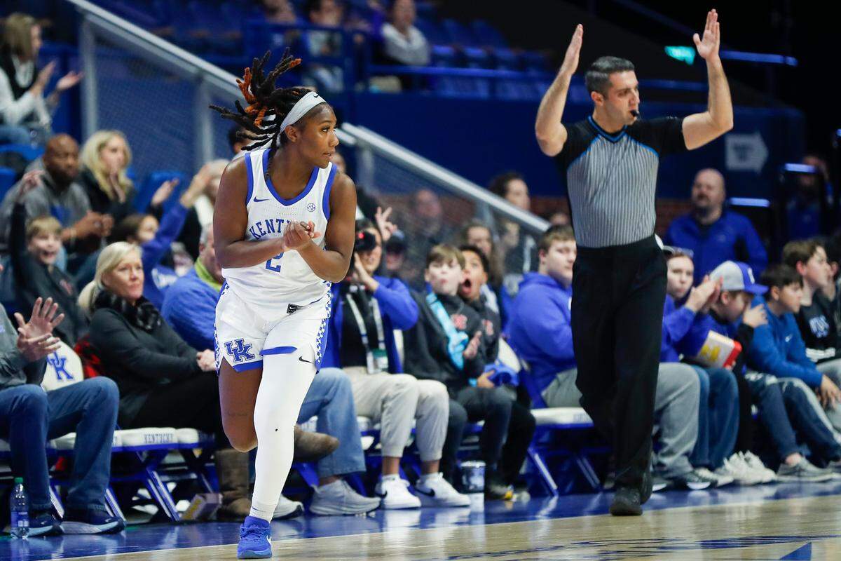 Saniah Tyler averaged 10.2 points in 26.8 minutes per game as a sophomore after barely playing for Kentucky as a freshman.