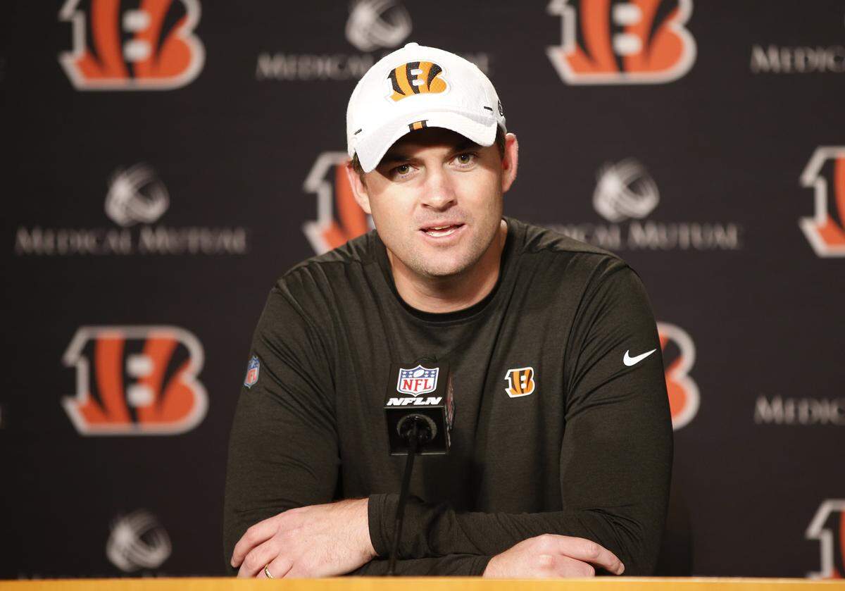Zac Taylor took over as head coach of the Bengals after spending the past two seasons as an assistant with the Los Angeles Rams.