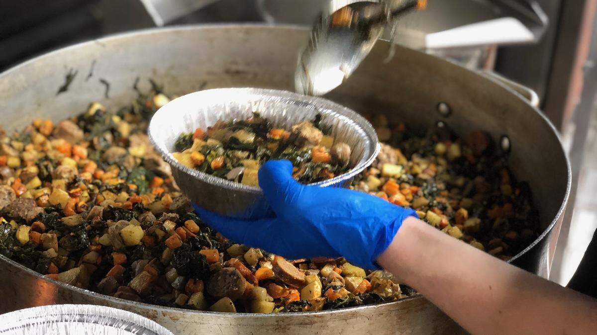 FoodChain, a non-profit, began cranking out meals for those in their north side neighborhood and for the food pantry on Cambridge Drive. The commercial kitchen hopes to ramp up to feed low-income seniors as well as schoolkids.