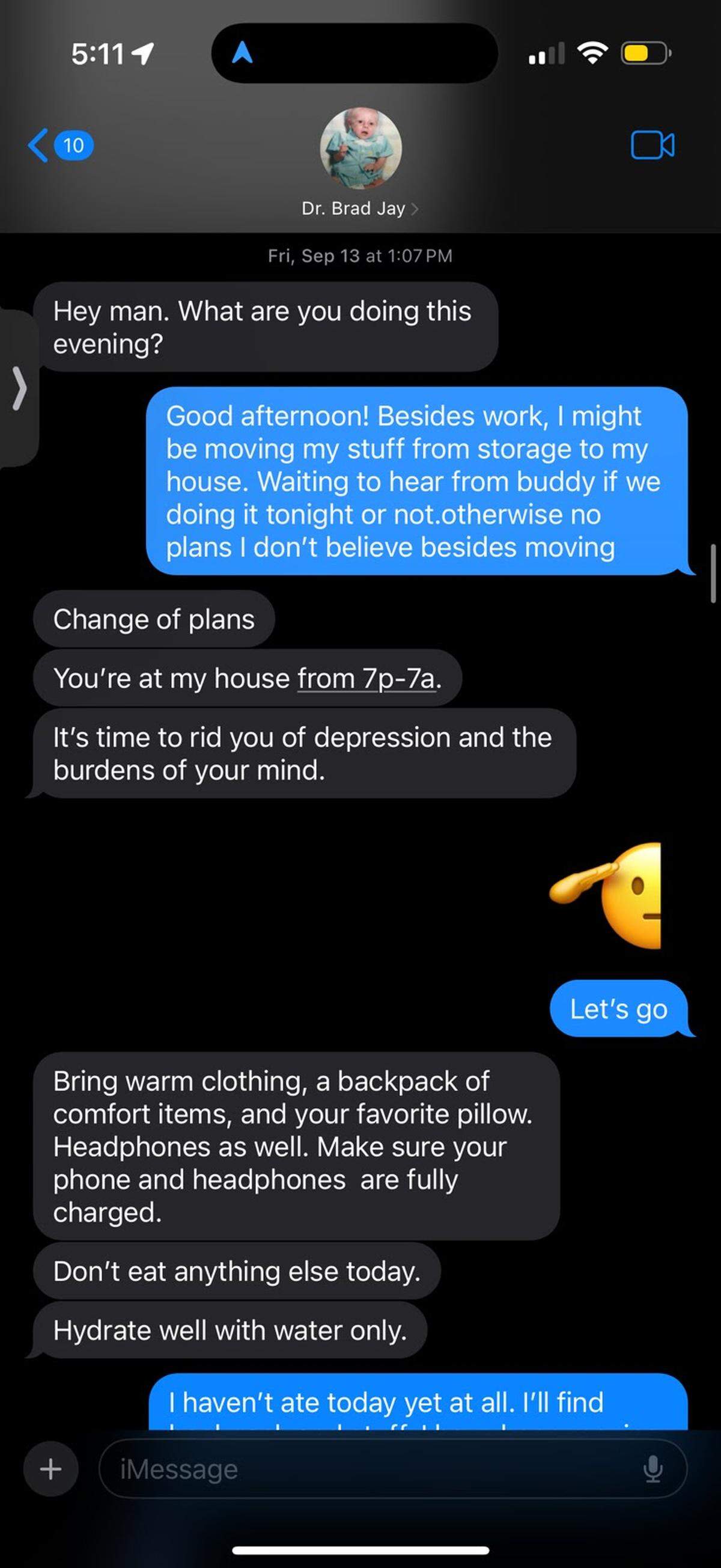 A text obtained by the Herald-Leader shows “Dr Brad Jay” Pagel ordering an employee to come to his house in Lexington. The employee was later given substances that made him unable to leave for nearly 24 hours.