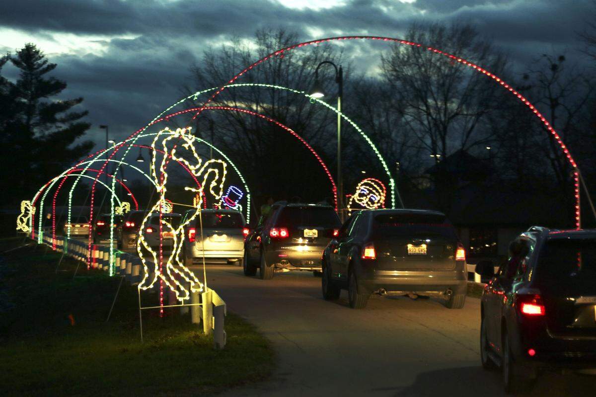 The annual Southern Lights display at the Kentucky Horse Park on Iron Works Pike run through Dec. 31.