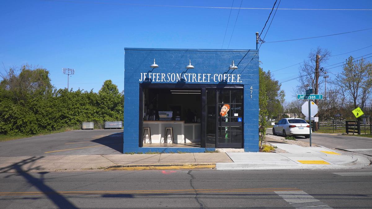 Jefferson Street Coffee is named after its adjacent road.