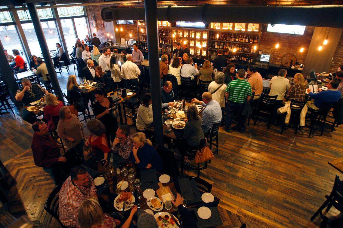 The menu at Tony’s of Lexington offers nine different toppings for their steaks including gorgonzola butter, caramelized onion and horsey cream.