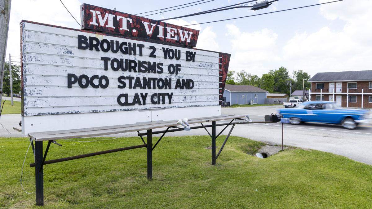 The lone remaining screen at the Mountain View Drive-In in Stanton, Ky. comes alive again on the second Saturday from April-October with a free movie screening. 