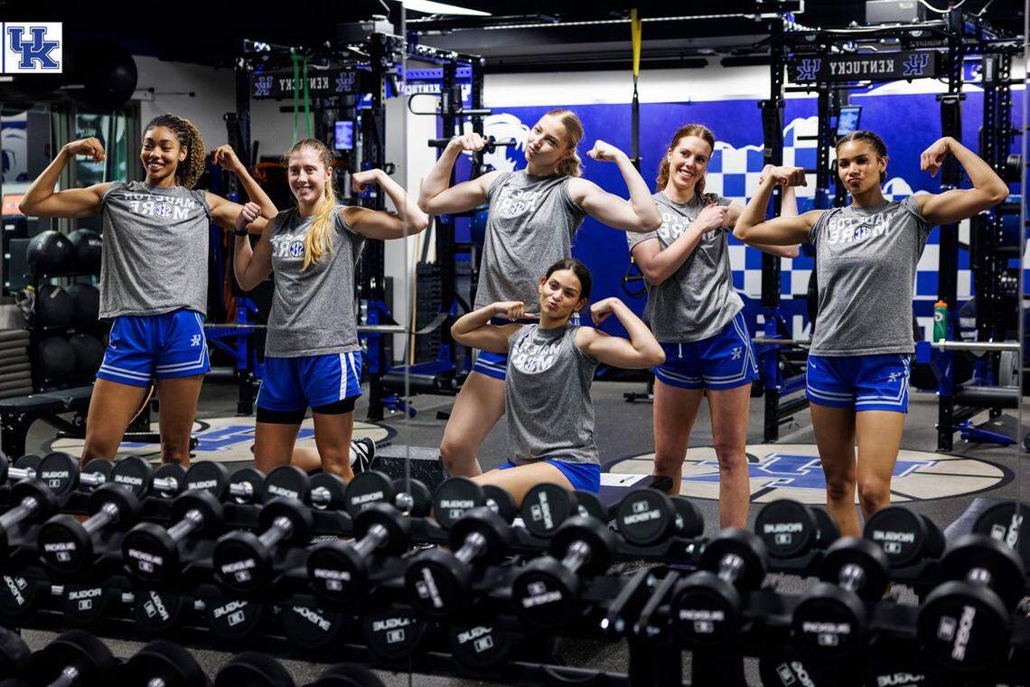 Kenny Brooks’ second-season Kentucky roster stands, on average, taller than last year’s thanks to healthy returners and newcomers.