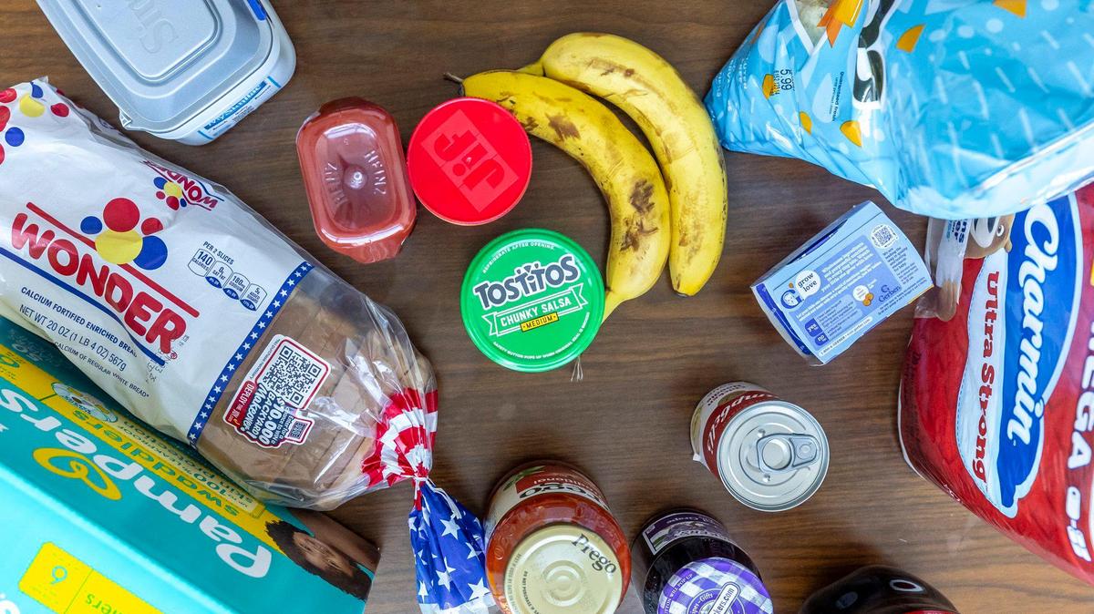 Groceries are photographed at the Lexington Herald-Leader newsroom in Lexington, Ky., on Saturday, May 24, 2025.