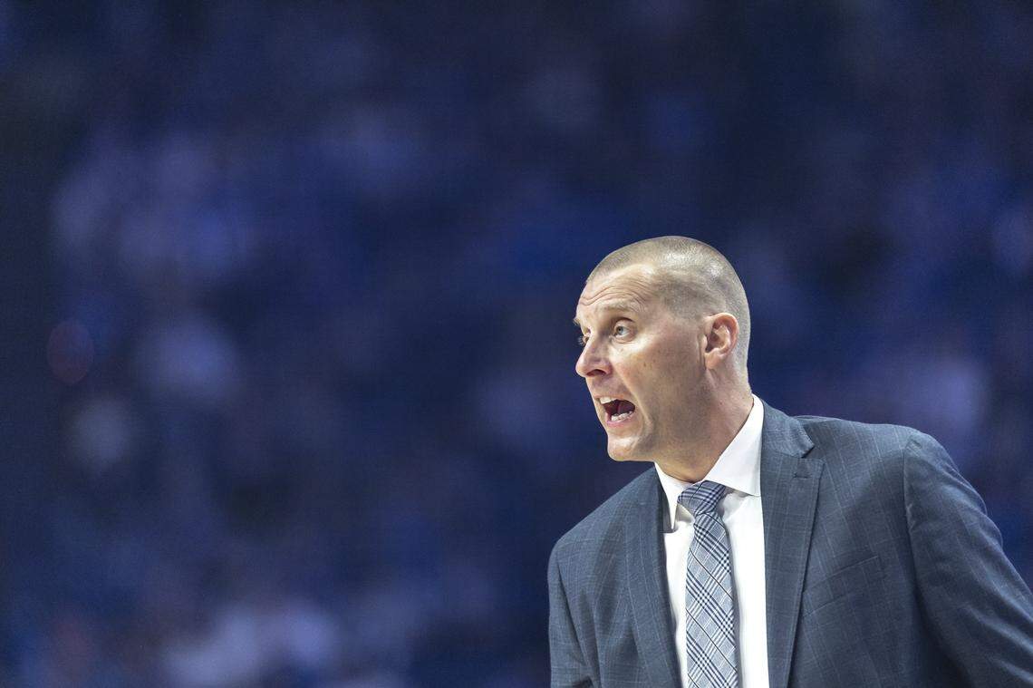 Mark Pope picked up his first victory as the head coach of the Kentucky Wildcats on Monday night, a 103-62 win over Wright State in Rupp Arena.