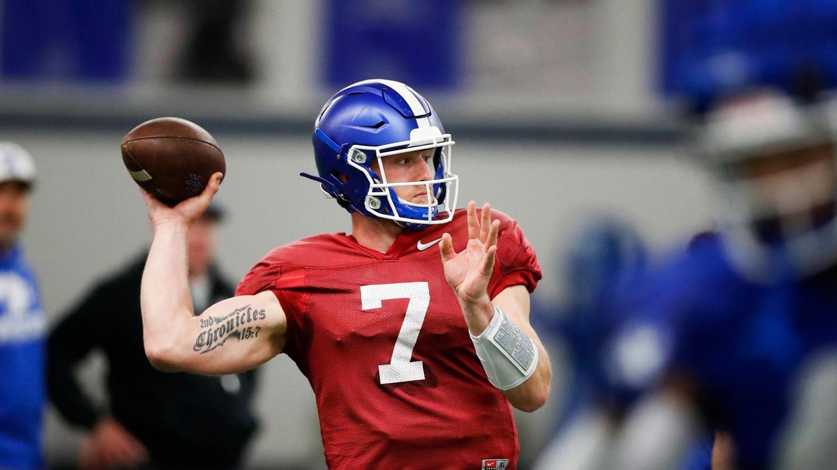 Kentucky’s Will Levis “feels like a quarterback who can eventually be the No. 1 overall pick,” according to one NFL Draft analyst.