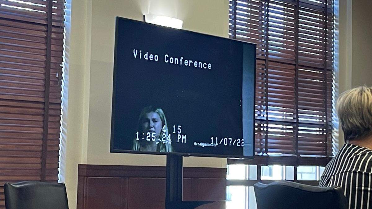 Sophia Rosing, 22, appeared in court on Monday before Judge Bruce Bell. Her bond was set at $10,000 cash. She was ordered to have no contact with Boyd Hall, the victim, and she cannot consume alcohol if she gets out on bond.