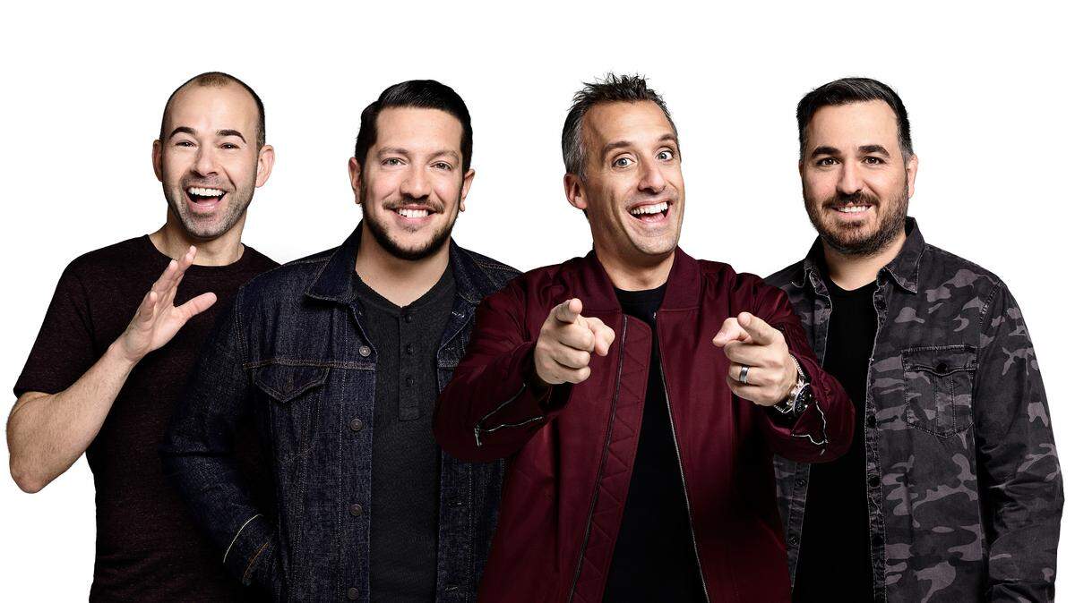 The cast of “Impractical Jokers,” from left James “Murr” Murray, Sal Vulcano, Joe Gatto and Brian “Q” Quinn will bring their live show to Rupp Arena next week.