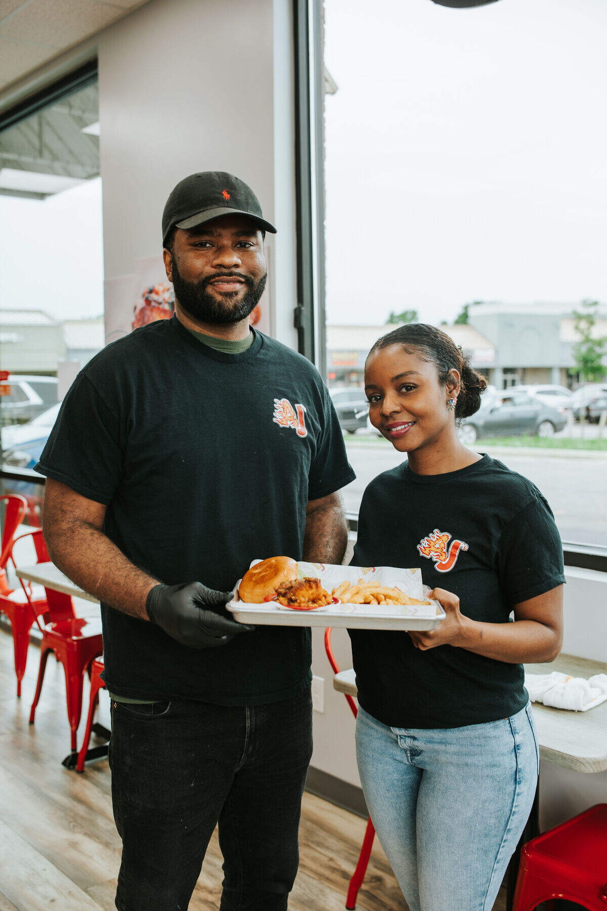 Nicole Salaam and her husband, Ali, will have a special menu item at AJ’s Wings & Things for Lexington Black Restaurant Week 2026.