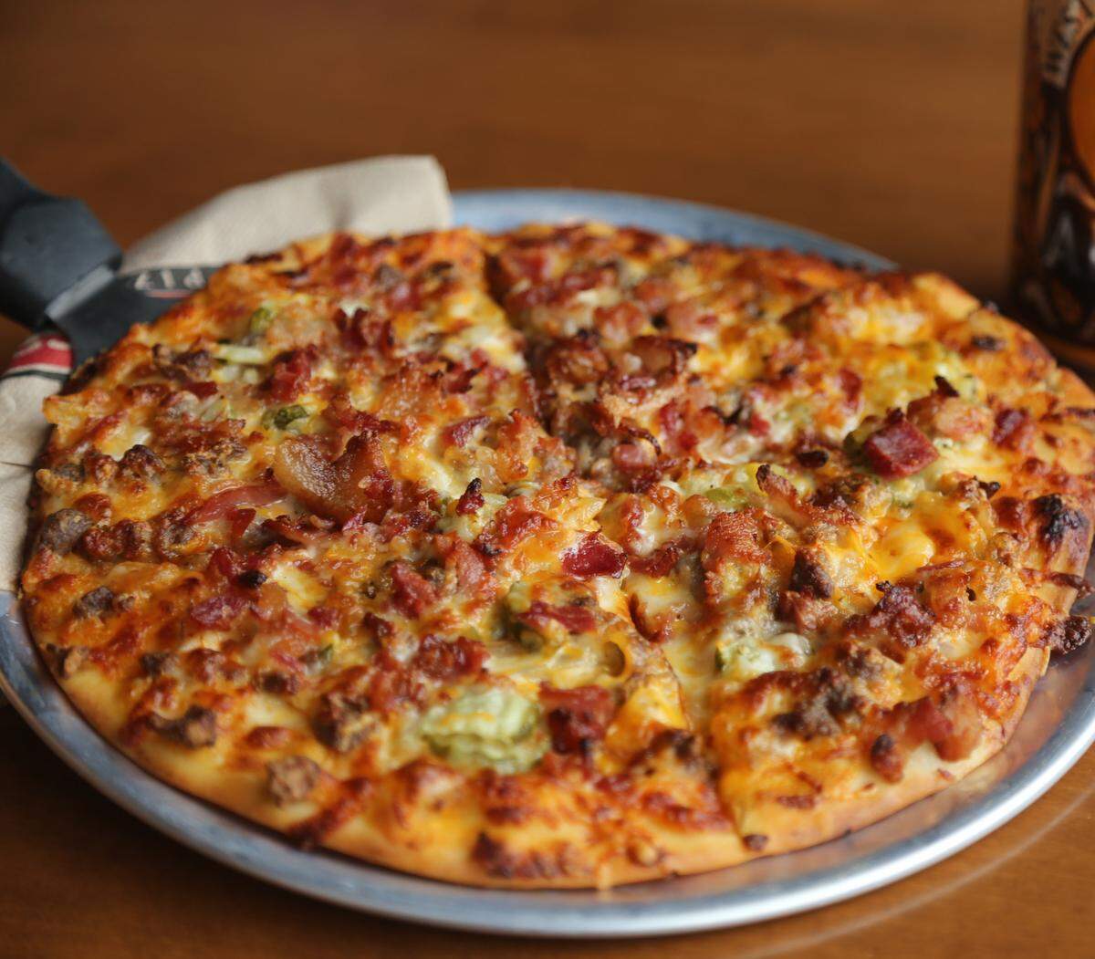LaRosa’s Pizzeria will have the Cheeseburger Pizza for Lexington Burger Week.
