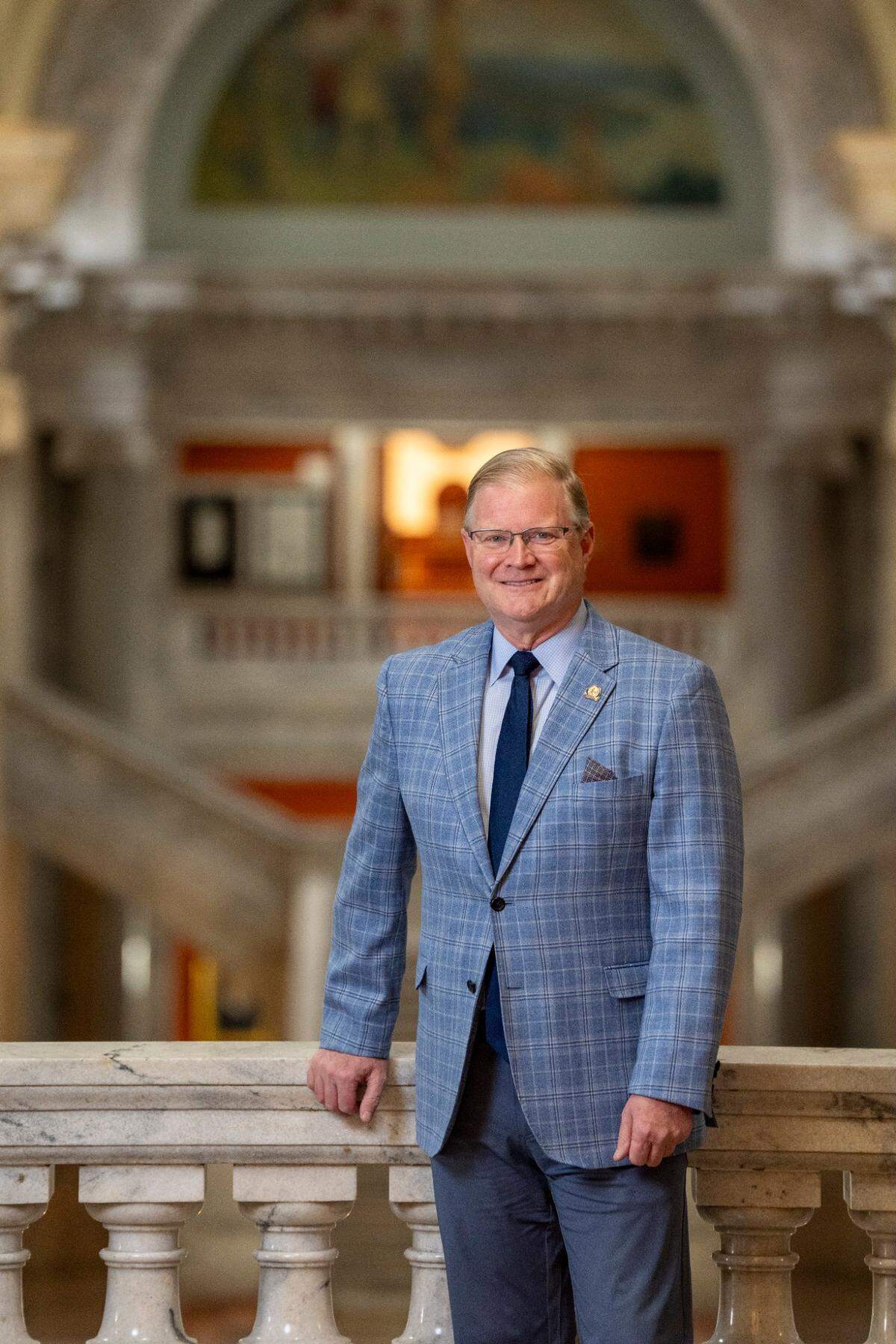 Damon Thayer in the Senate Chambers, Monday Dec. 9, 2024  in Frankfort, Ky. 