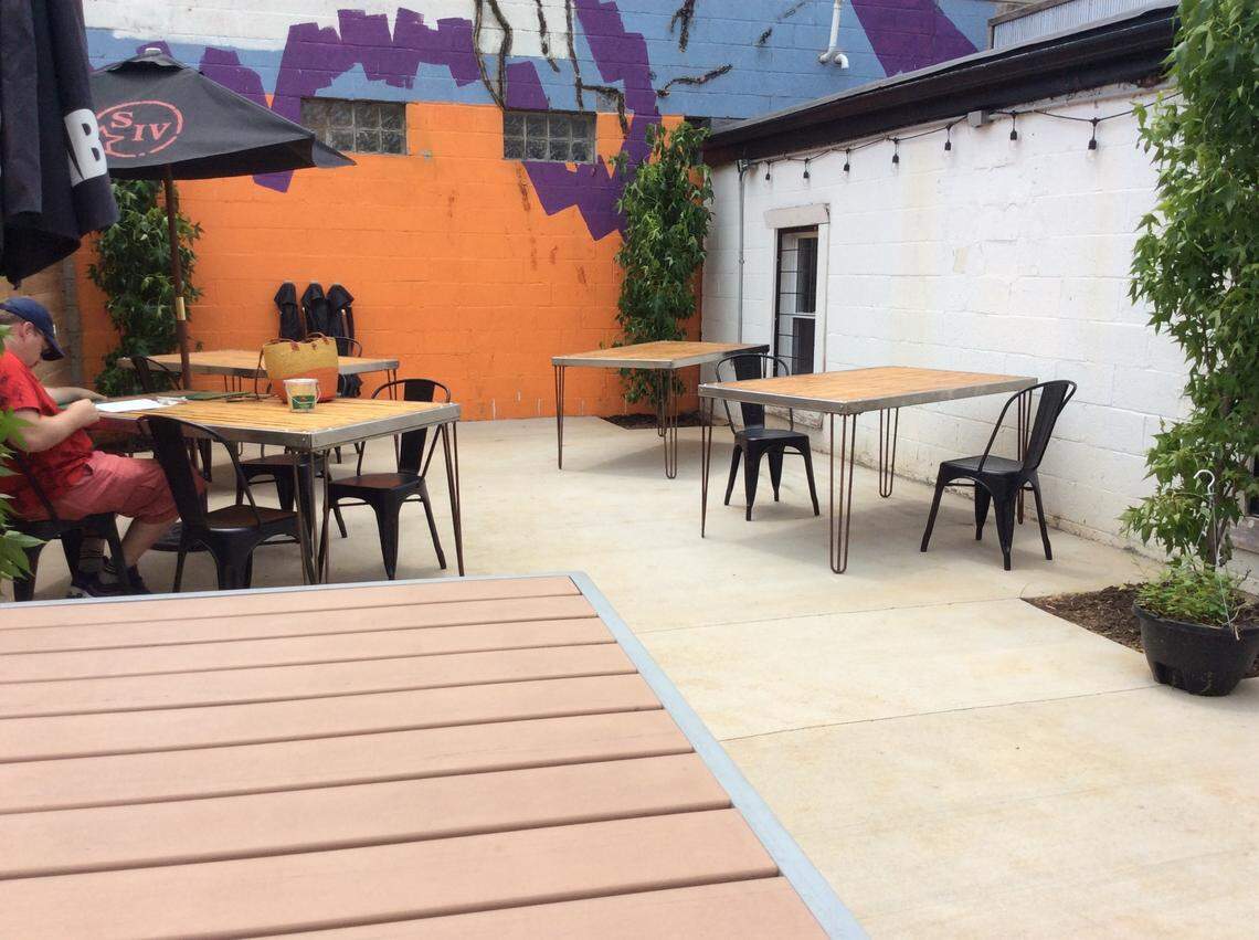 The Belt Line, 808 N. Limestone in Lexington, Ky., has a revamped patio for outdoor seating as well as indoor seating. The new restaurant from Robbie Morgan replaces her J. Gumbo’s Lexington.