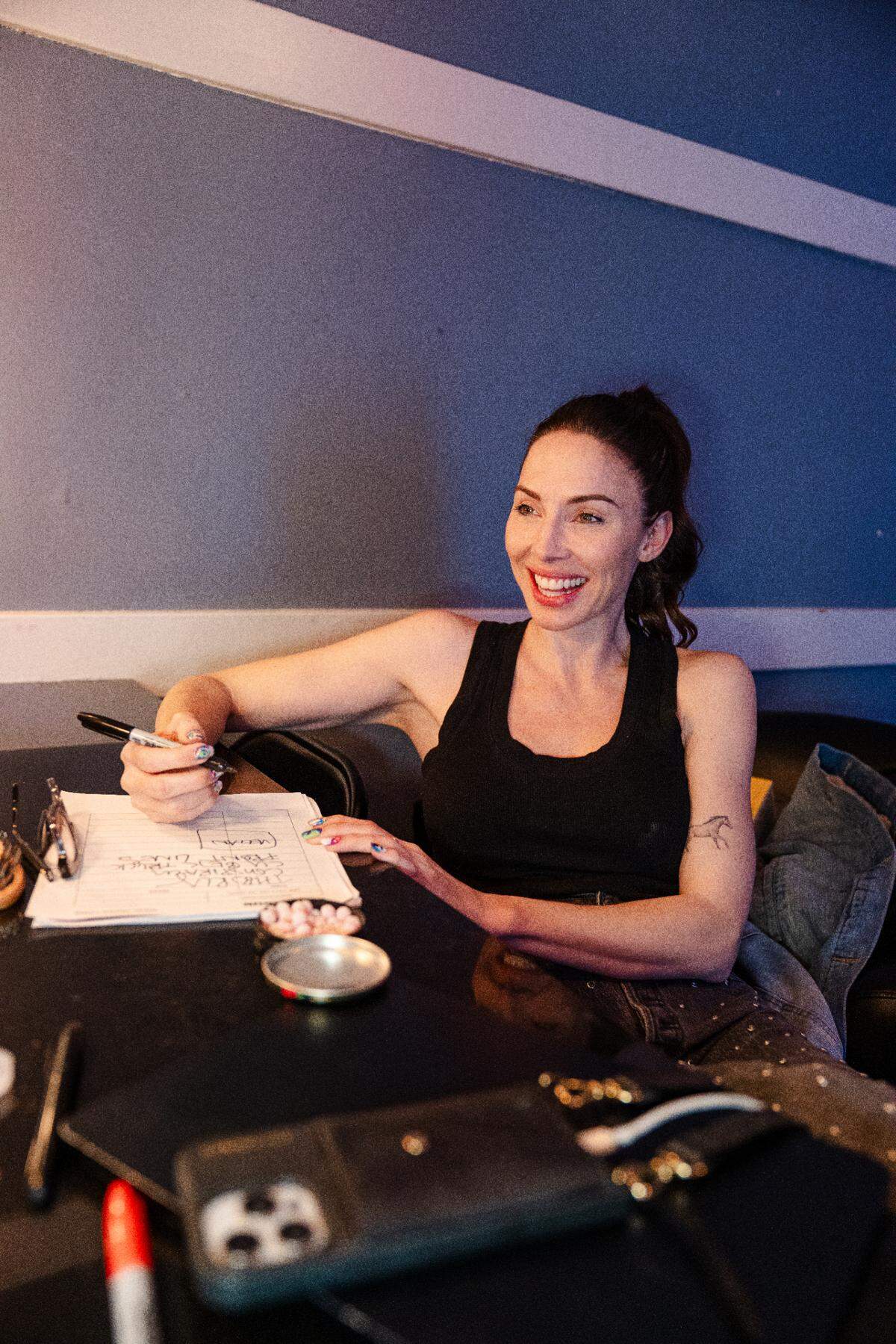 Stand-up comedian Whitney Cummings says the birth of her son changed the way she looks at comedy now. But she isn’t afraid to take chances when needed she says.