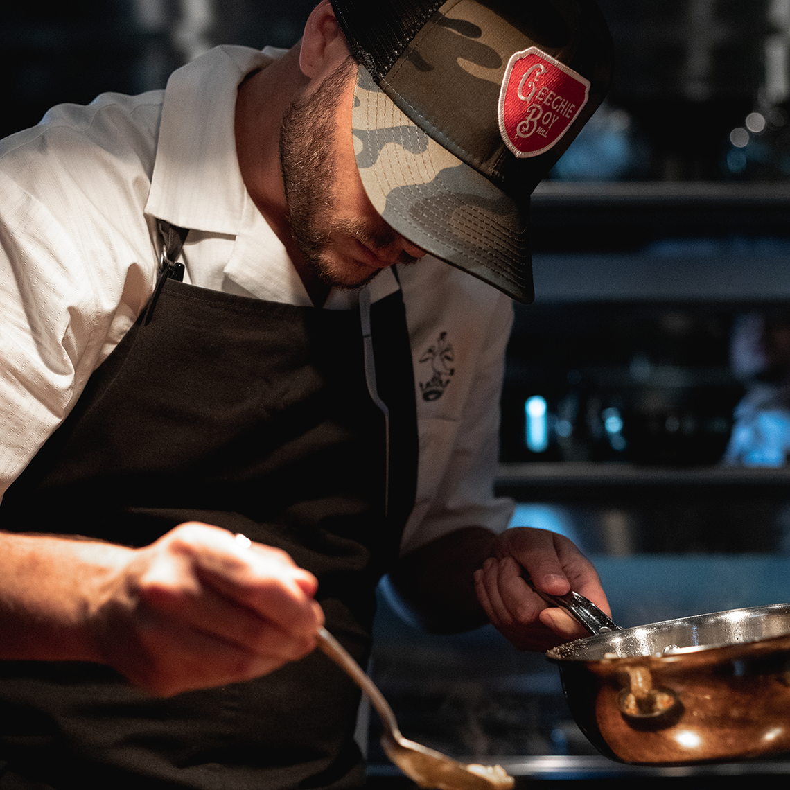 Chef John Sleasman at the Bar at Willett in Bardstown serves a menu of elevated bar food.