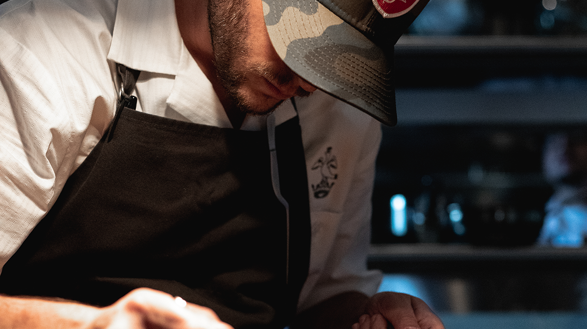 Chef John Sleasman at the Bar at Willett in Bardstown serves a menu of elevated bar food.