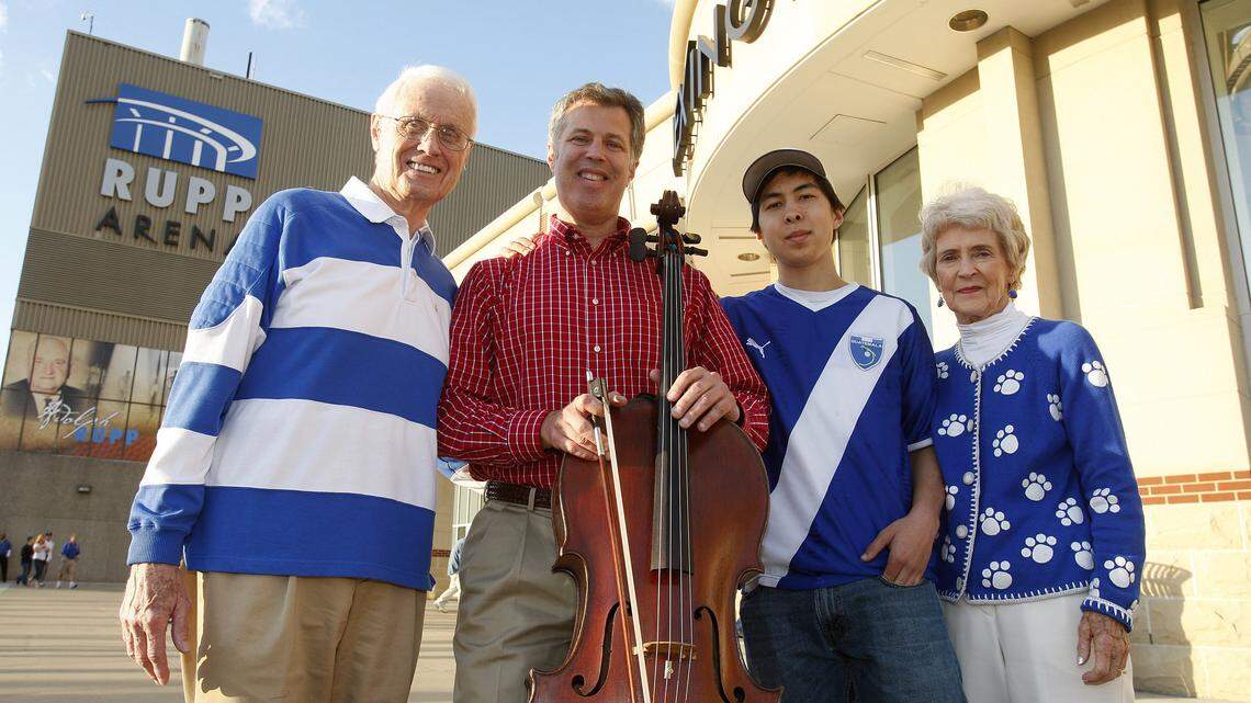 Boston Pops principal cellist Ron Lowry, a Versailles native, planned to attend Big Blue Madness on Friday with his father, Raymon, his son, Jonathan, 17, and his mother, Nita. On Saturday, Lowry will be back at Rupp, performing with the Pops and jointly with the UK Symphony Orchestra.