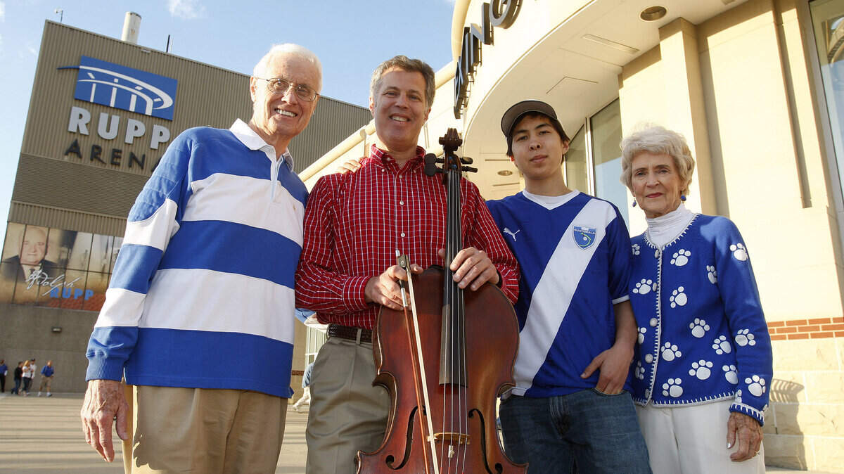 Boston Pops principal cellist Ron Lowry, a Versailles native, planned to attend Big Blue Madness on Friday with his father, Raymon, his son, Jonathan, 17, and his mother, Nita. On Saturday, Lowry will be back at Rupp, performing with the Pops and jointly with the UK Symphony Orchestra.