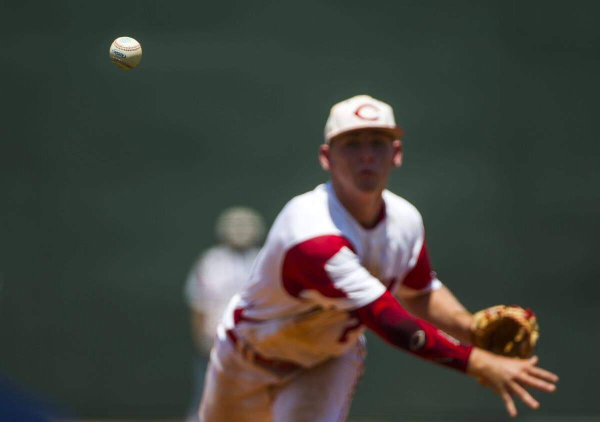 Corbin's Chase Estep threw a pitch during the first round against Hazard.