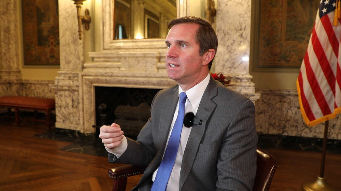 Beshear calls out California’s Gavin Newsom’s decision to host conservative firebrand on podcast