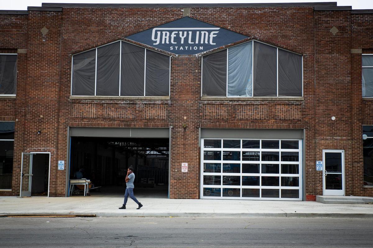 The Greyline Station on the corner of Loudon and North Limestone in Lexington.