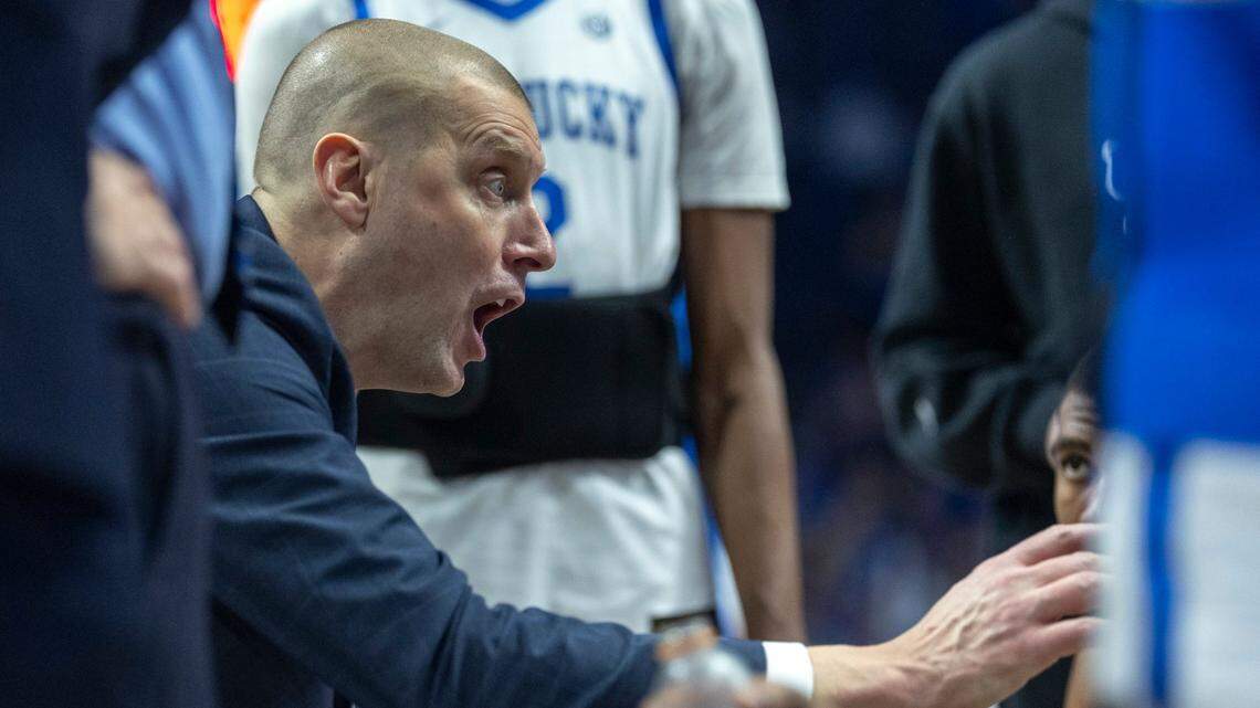 As a year of change comes to a close, Mark Pope discusses UK basketball’s win to cap 2024