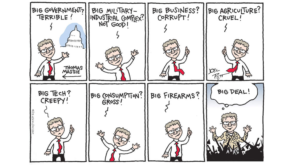 Joel Pett: Rep. Massie’s favorite lobby