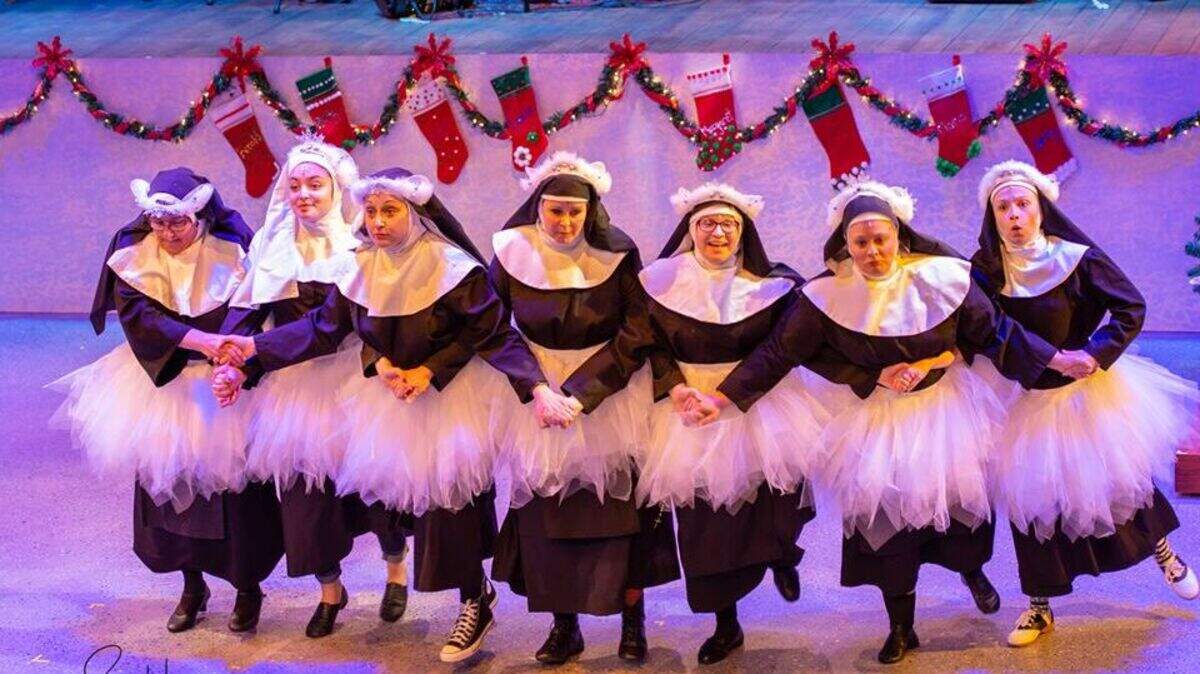 ‘Nuncrackers,’ the ‘Nunsense’ Christmas musical comedy, takes place through Dec. 16 at the Woodford Theatre.