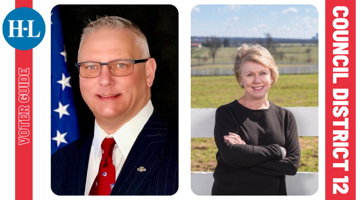 Raymond Alexander, left, and Kathy Plomin are running for the Urban County Council District 12 seat. The election takes place Nov. 8, 2022.