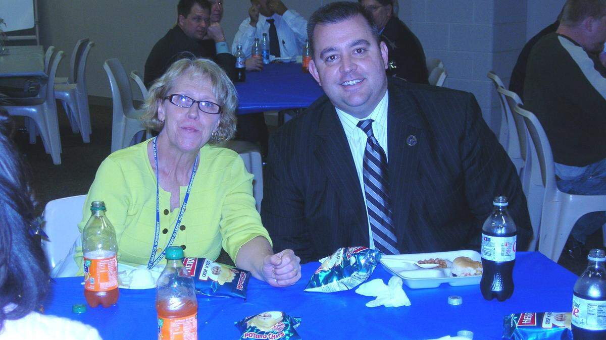 Urban County Council members Peggy Henson and Kevin Stinnett attended a Correctional Officer Appreciation Week celebration on May 3.