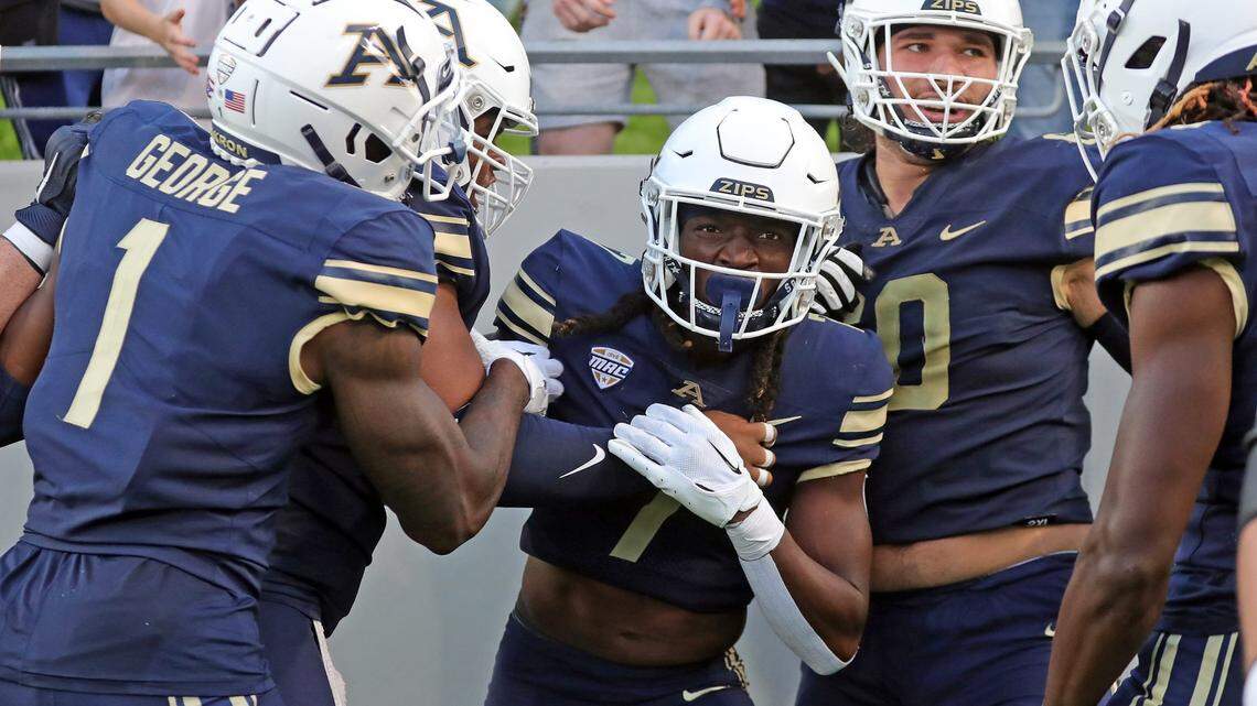 Akron football will bring its ‘Turnover Tire’ to Kroger Field when it plays Kentucky