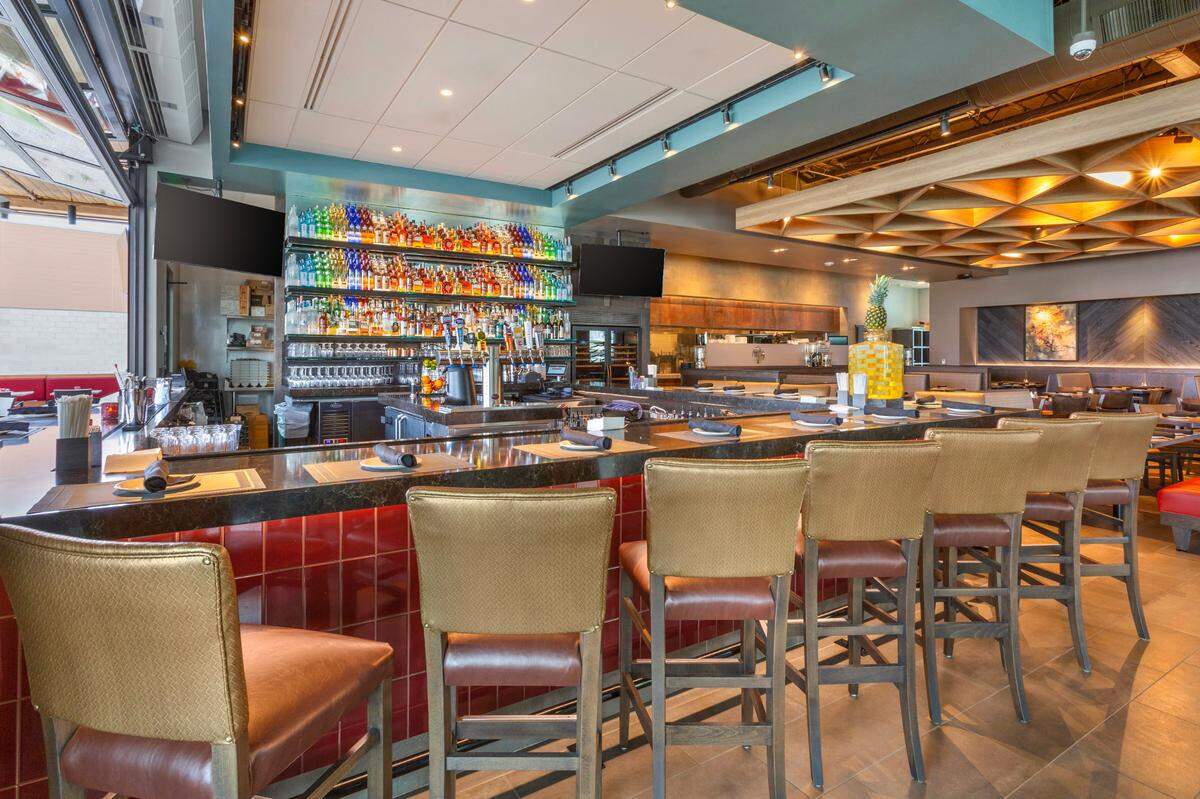 Firebirds Wood Fired Grill also has the FIREBAR that features craft cocktails and Bar Bites.