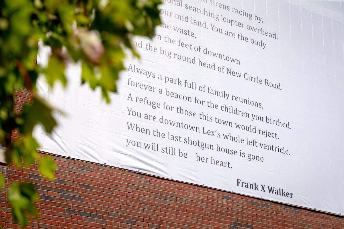 “They wanted to make sure that this new building had a heart and a home in the East End,” said poet Frank X Walker, who has has lived at four addresses in Lexington’s East End neighborhood over the past four decades.