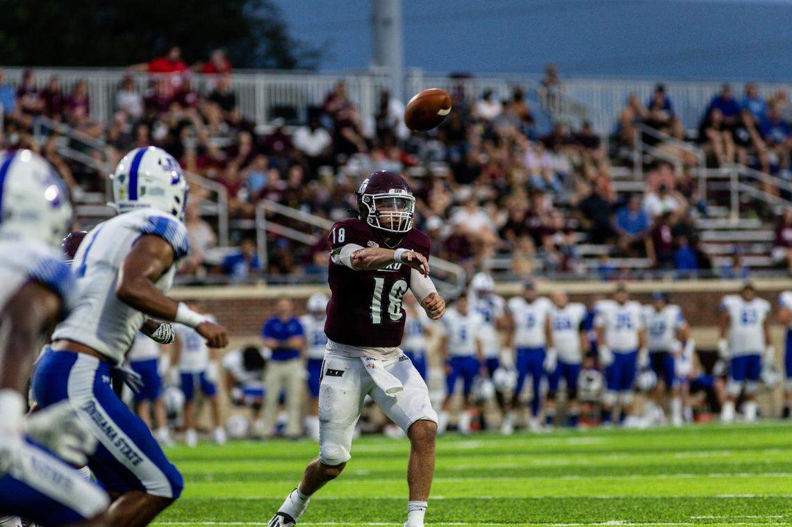 Eastern Kentucky redshirt junior quarterback Parker McKinney had his best statistical season with the Colonels in 2021. McKinney and EKU will begin the 2022 season at Eastern Michigan on Sept. 2.