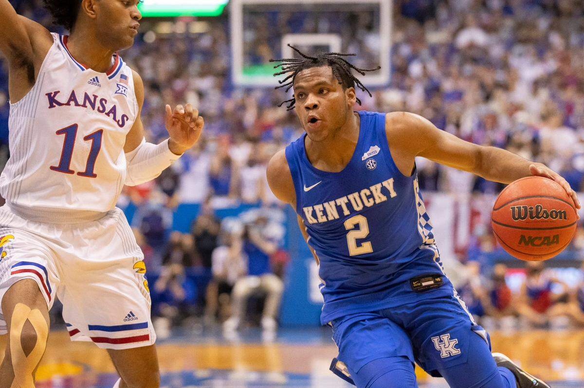 Point guard Sahvir Wheeler (2) is one of several veteran players back to lead Kentucky this season.