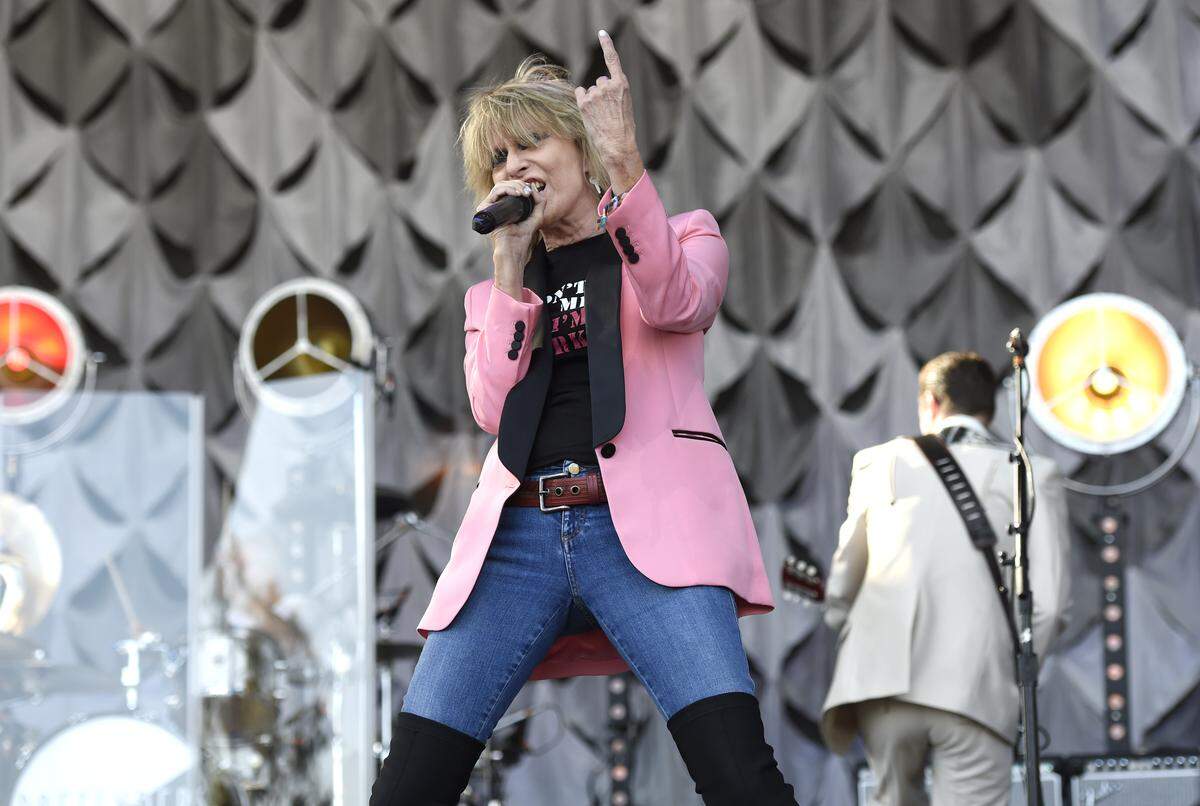 Chrissie Hynde, of the Pretenders, performs on day 1 of the Arroyo Seco Music Festival on Saturday, June 23, 2018, in Pasadena, Calif. The band comes to the Louisville Palace July 3.