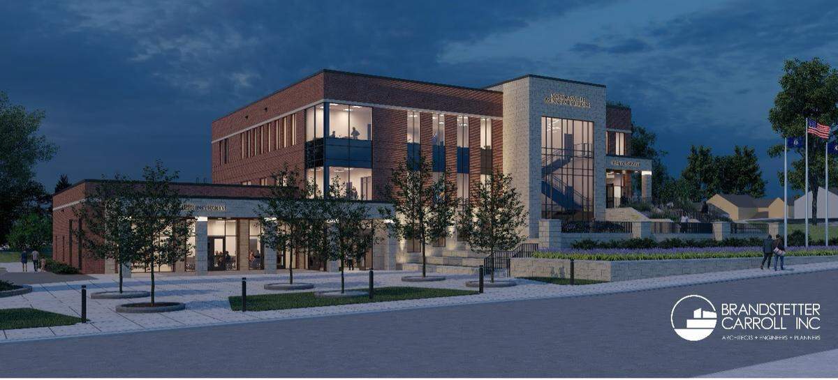 Accessible from the south parking lot on Stratton Drive, the lower level will house a community room for public meetings, including City Commission and Planning and Zoning sessions.